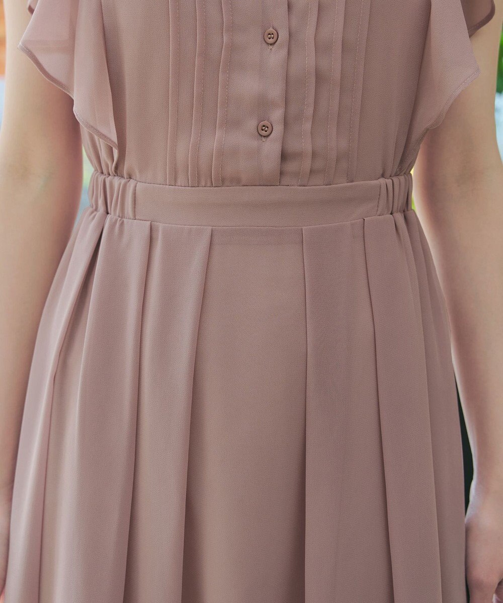 Tiaclasse L 【新色追加】フレアスリーブワンピース 