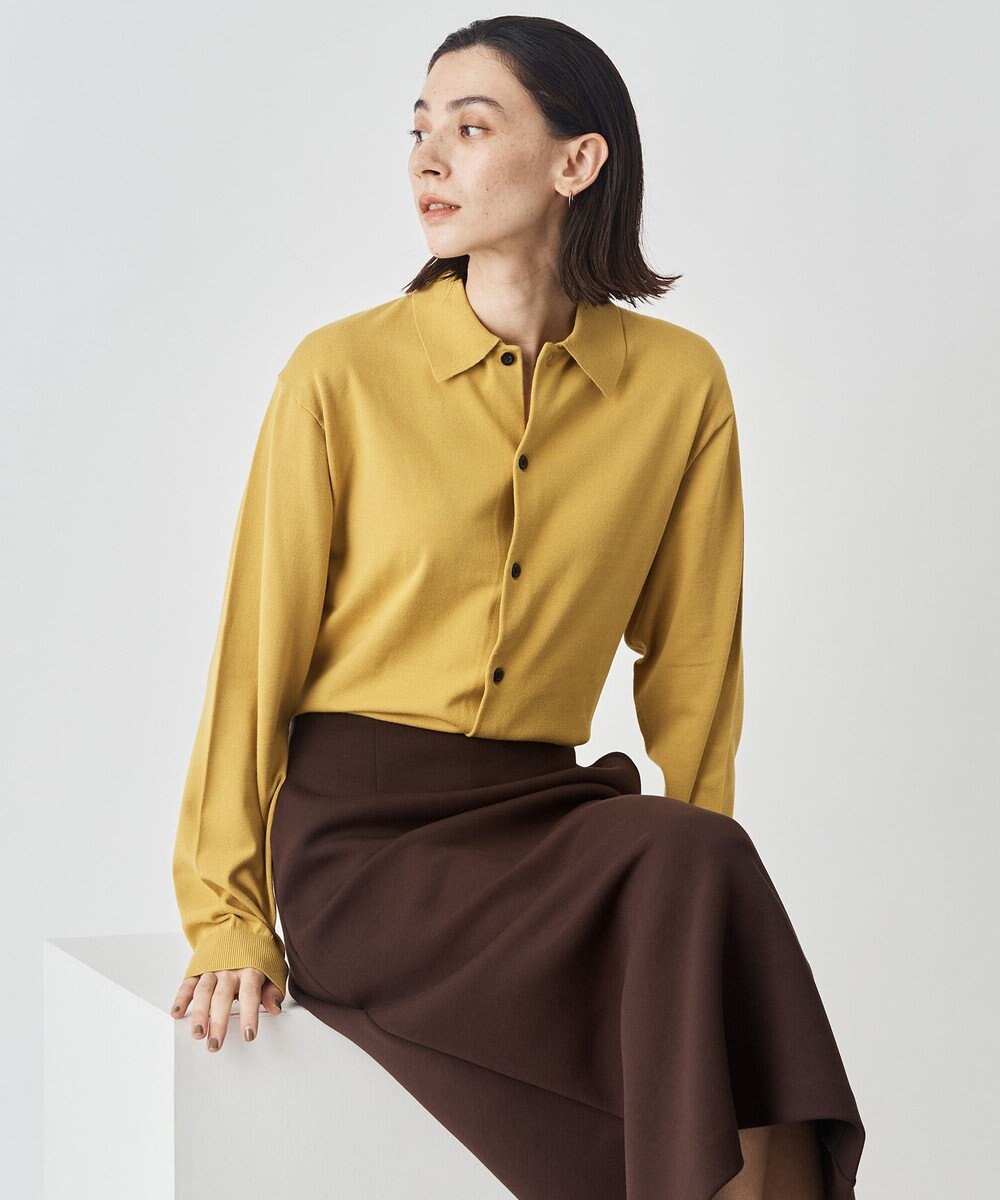 UNFILO MENS 【男女兼用】スタイリッシュ ニットシャツ 