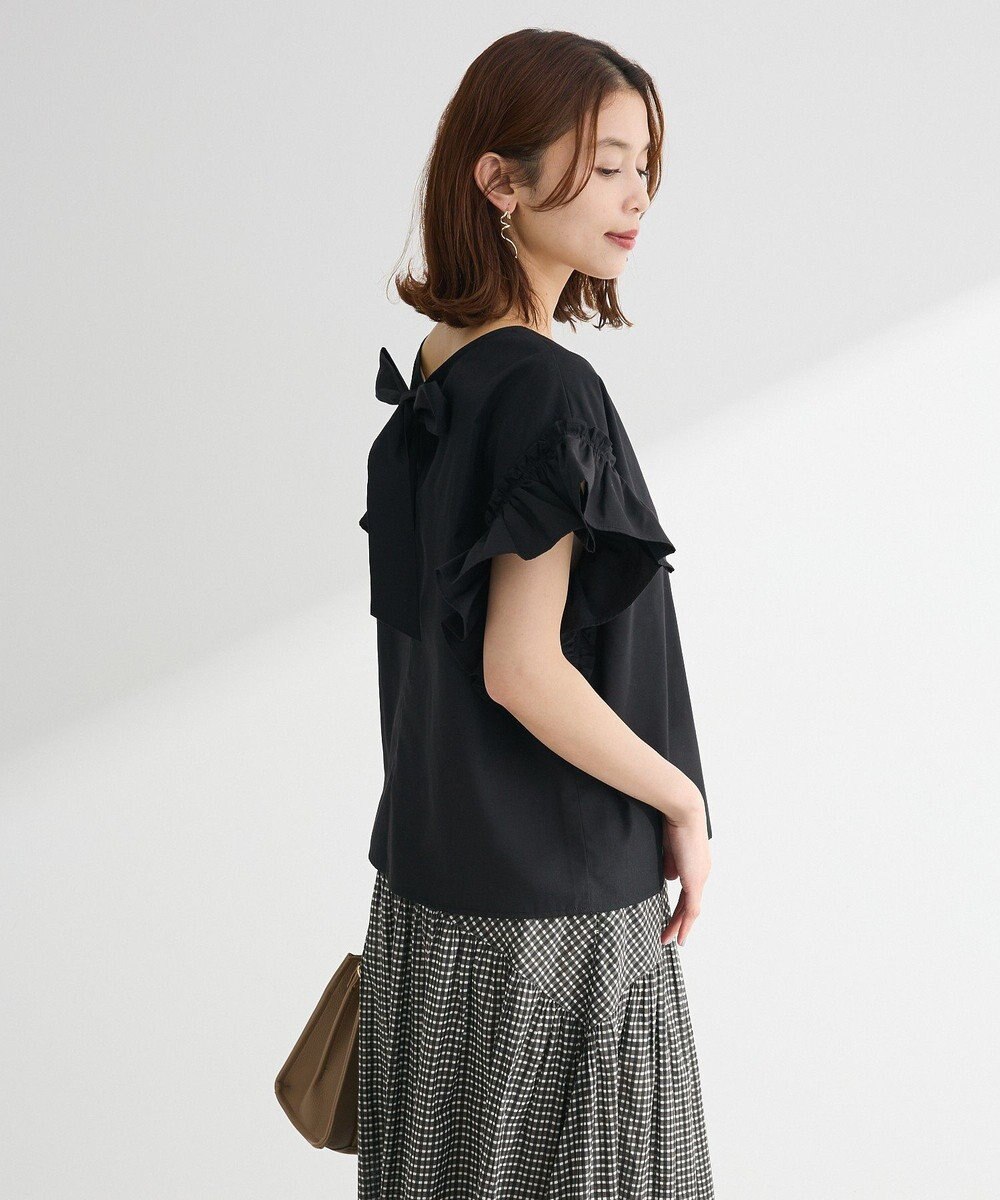 Green Parks ・ＥＬＥＮＣＡＲＥ　ＤＵＥ　バックリボンブラウス 