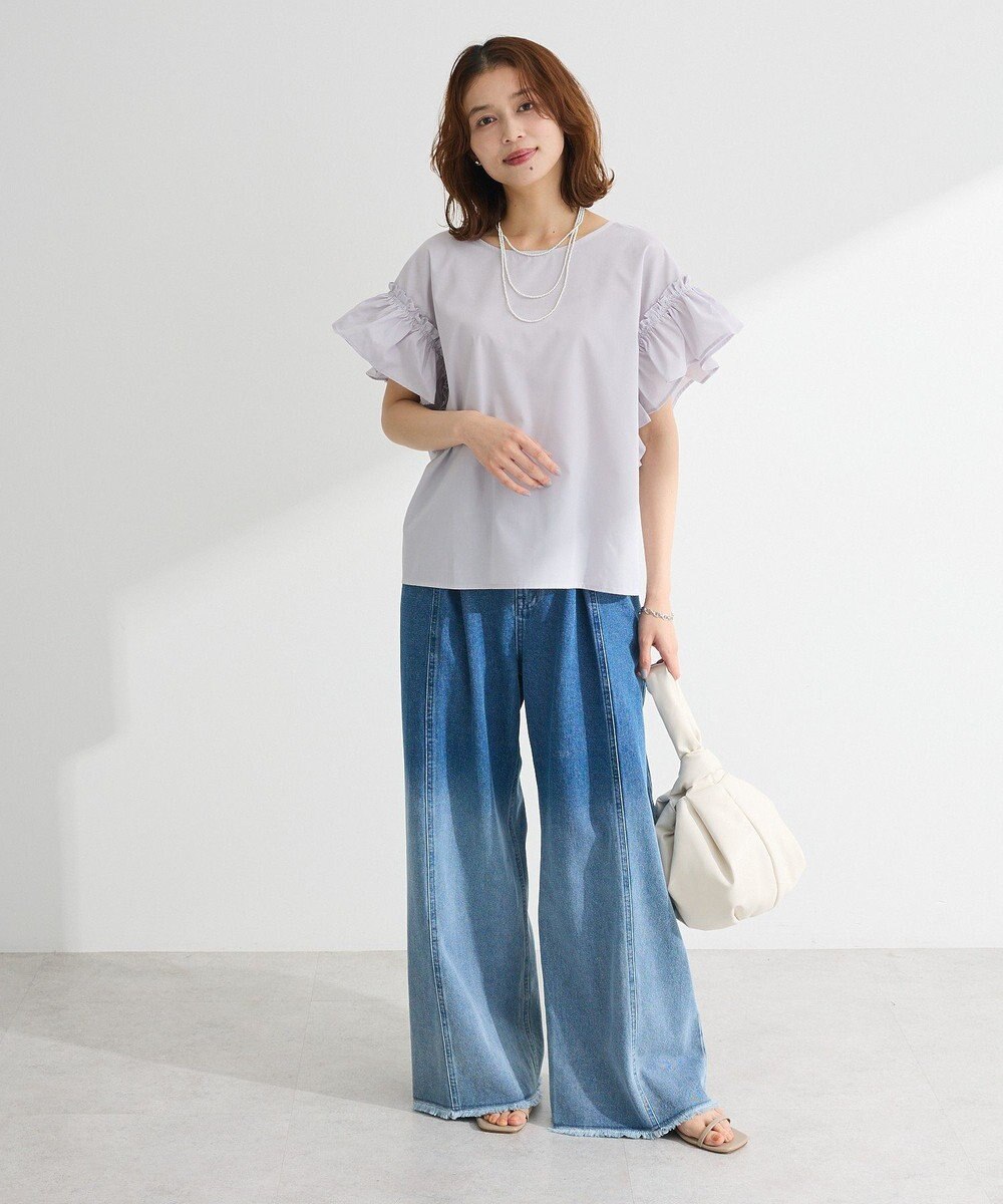 Green Parks ・ＥＬＥＮＣＡＲＥ　ＤＵＥ　バックリボンブラウス 