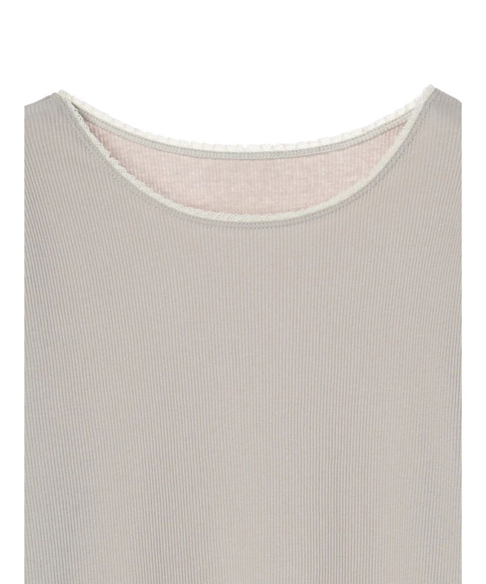 CRAFT STANDARD BOUTIQUE フリルテープリブカットプルオーバー 