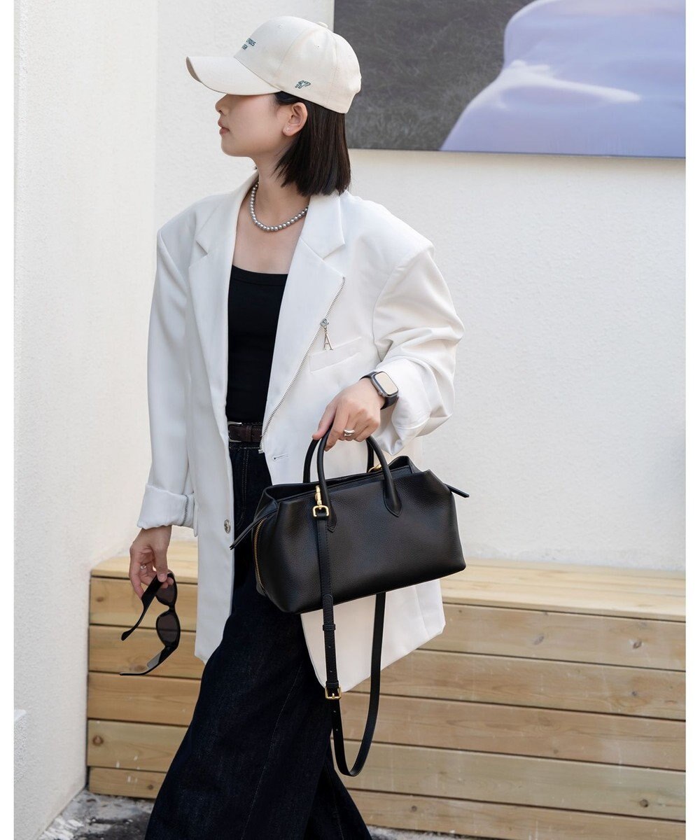 style code [Lyrss/リルス] 2WAY エレガント レザーハンドバッグ 