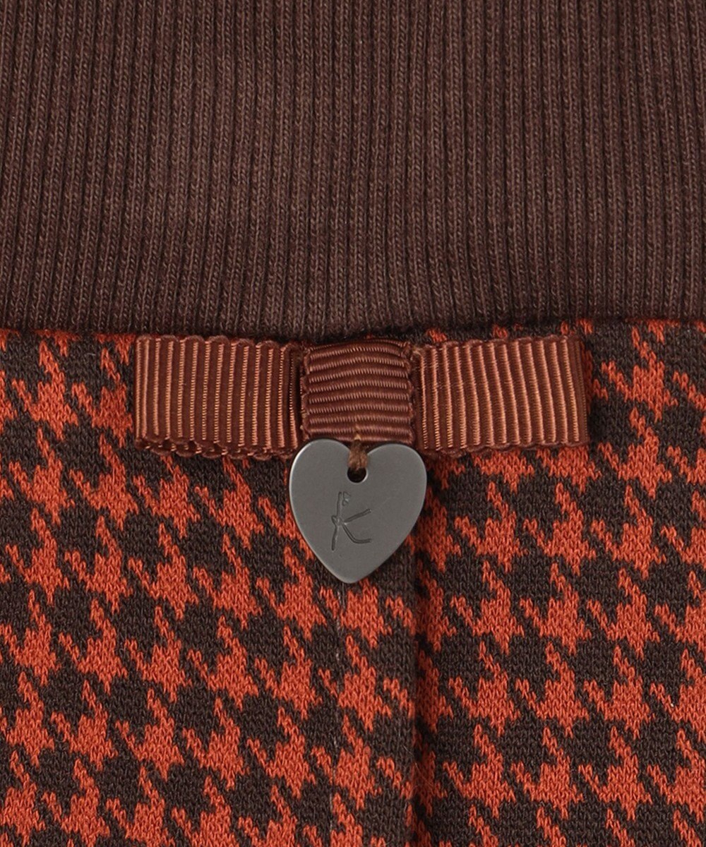 組曲 KIDS 【110-140㎝】ハウンドトゥースラップ キュロット 