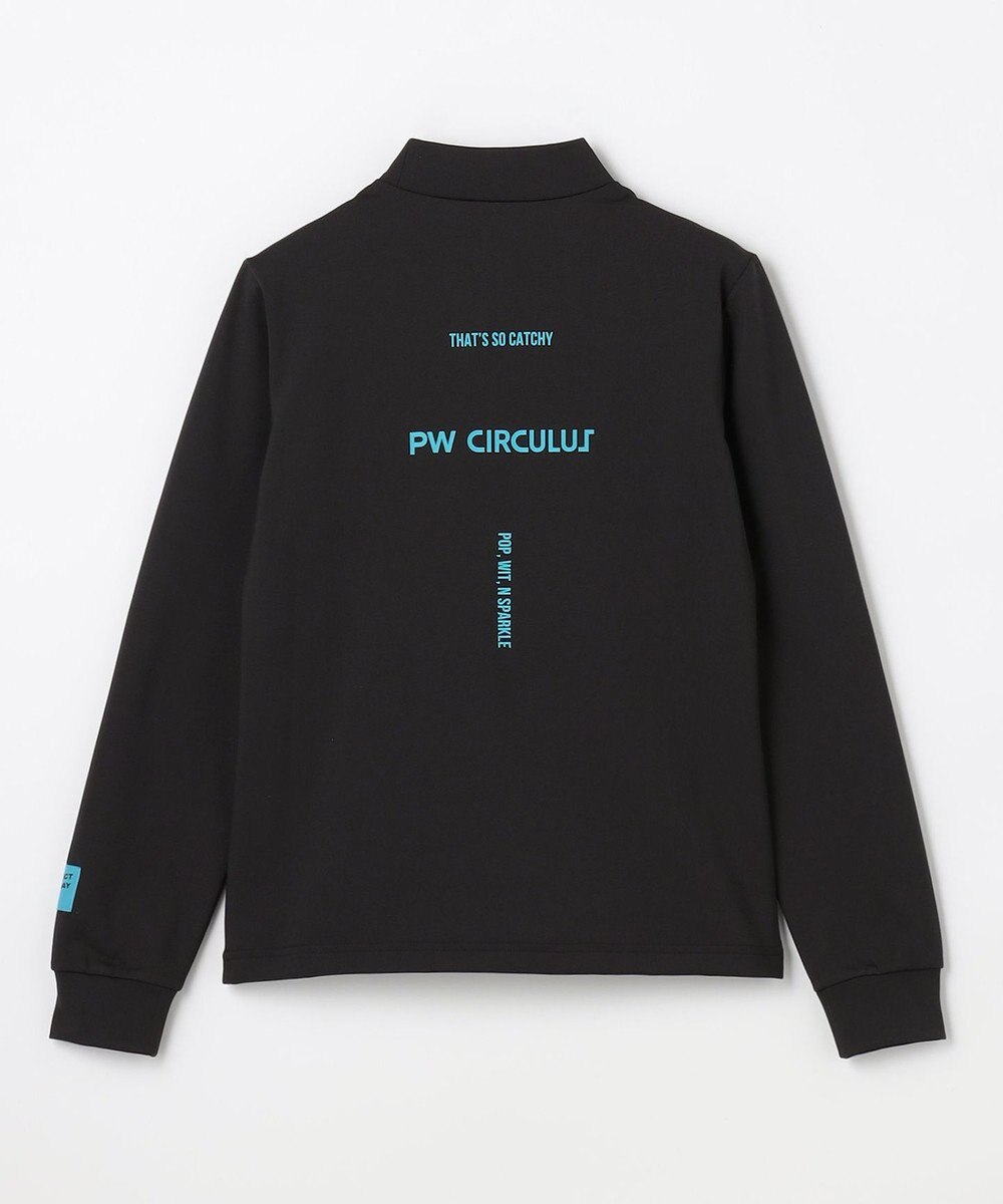 PW CIRCULUS 【裏起毛であたたか】【WOMEN】CATモチーフ  裏起毛ロングスリーブモックネックT   ゴルフウェア レディース 