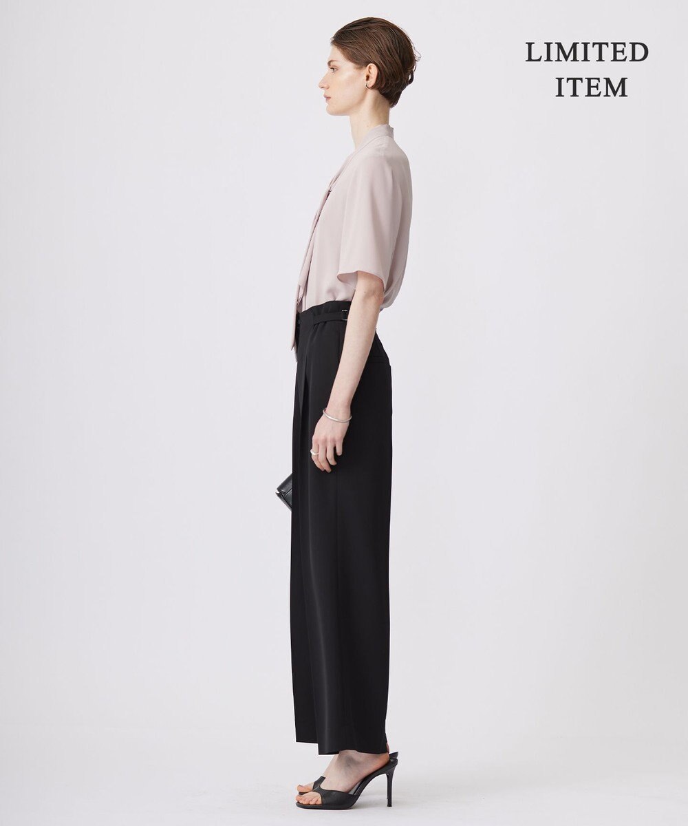 ICB 【2WAY・WEB限定・洗える】シルフィルダブルクロス サスペンダーパンツ 