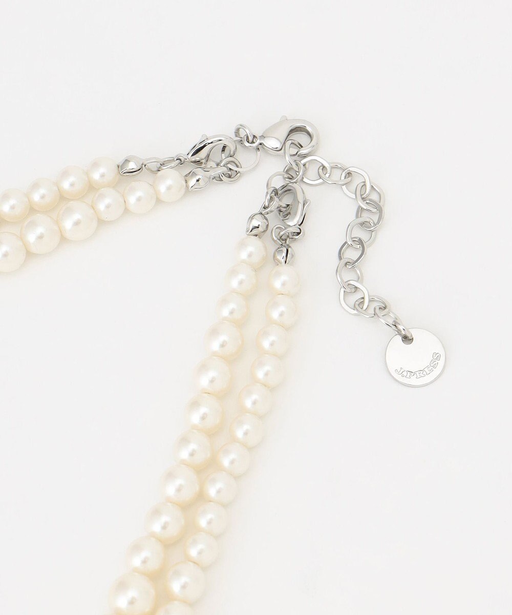 J.PRESS LADIES 【3way】2連パール ネックレス 