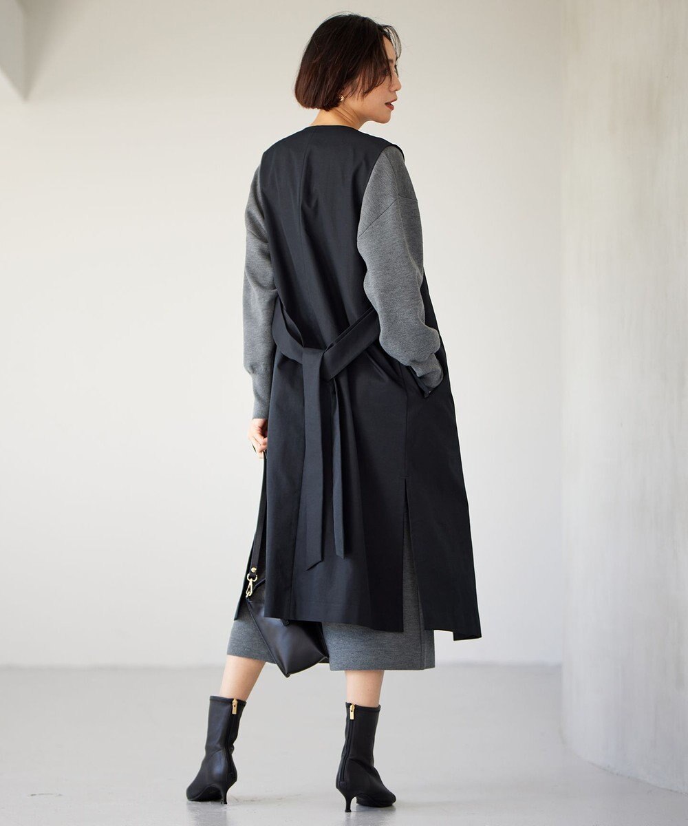 自由区 S 【洗える】4WAYトレンチ コート 