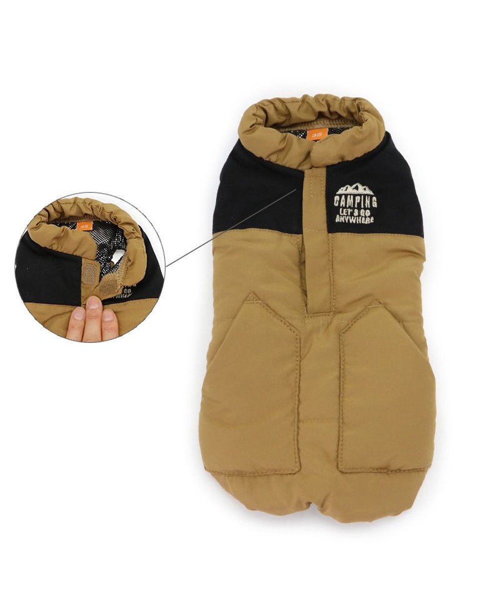 PET PARADISE ペットパラダイス 遠赤外線 エアベスト  《ブラウン》 中型犬 大型犬 