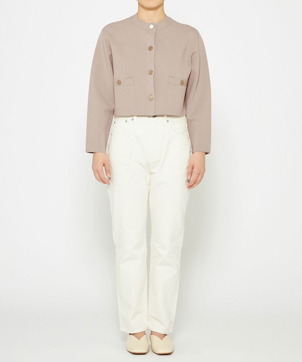 uncrave 【手洗い可】ヴィスコースナイロン ジャガード ニットジャケット（uncrave STANDARD） 