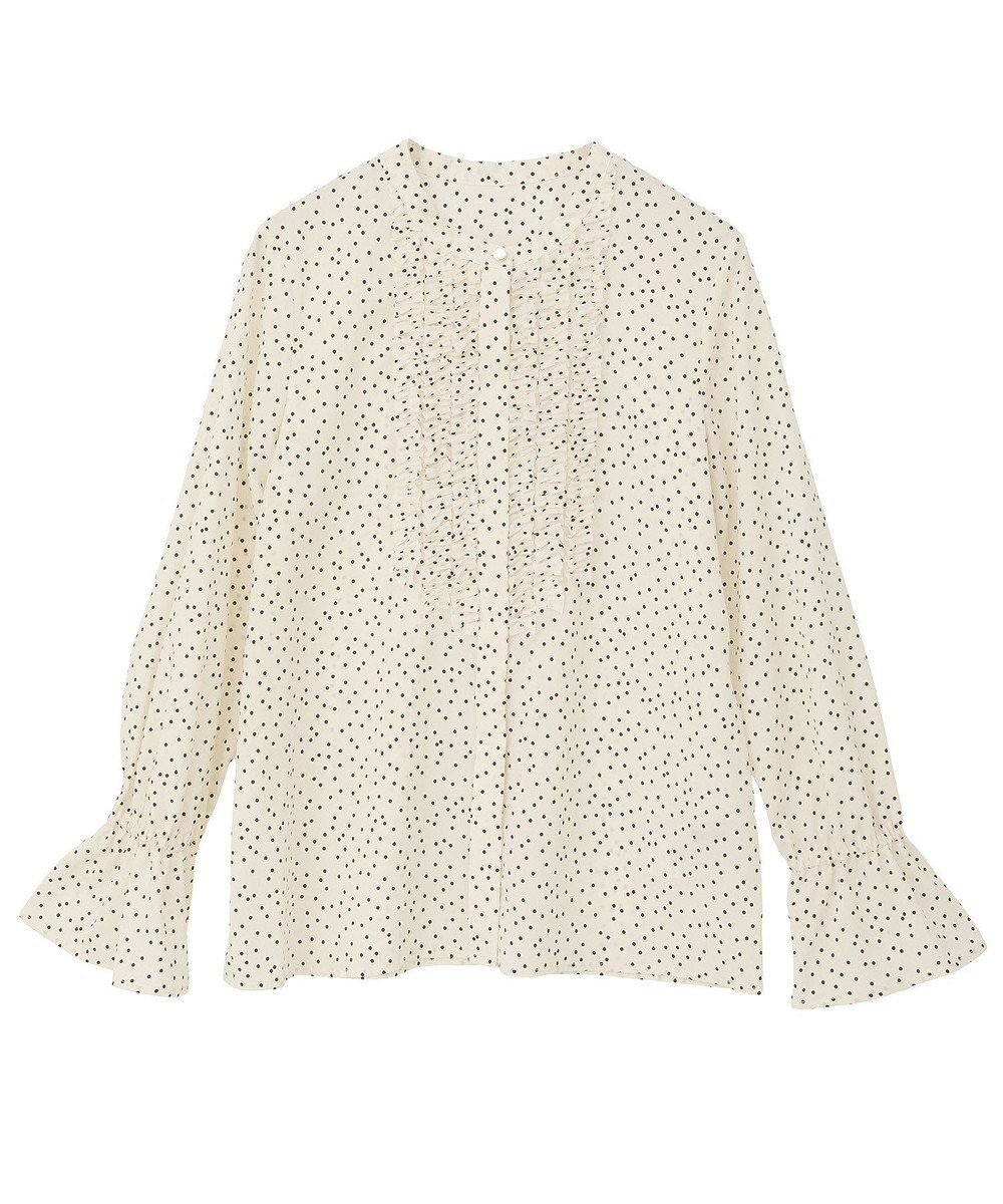 YECCA VECCA フリルデザインブラウス 