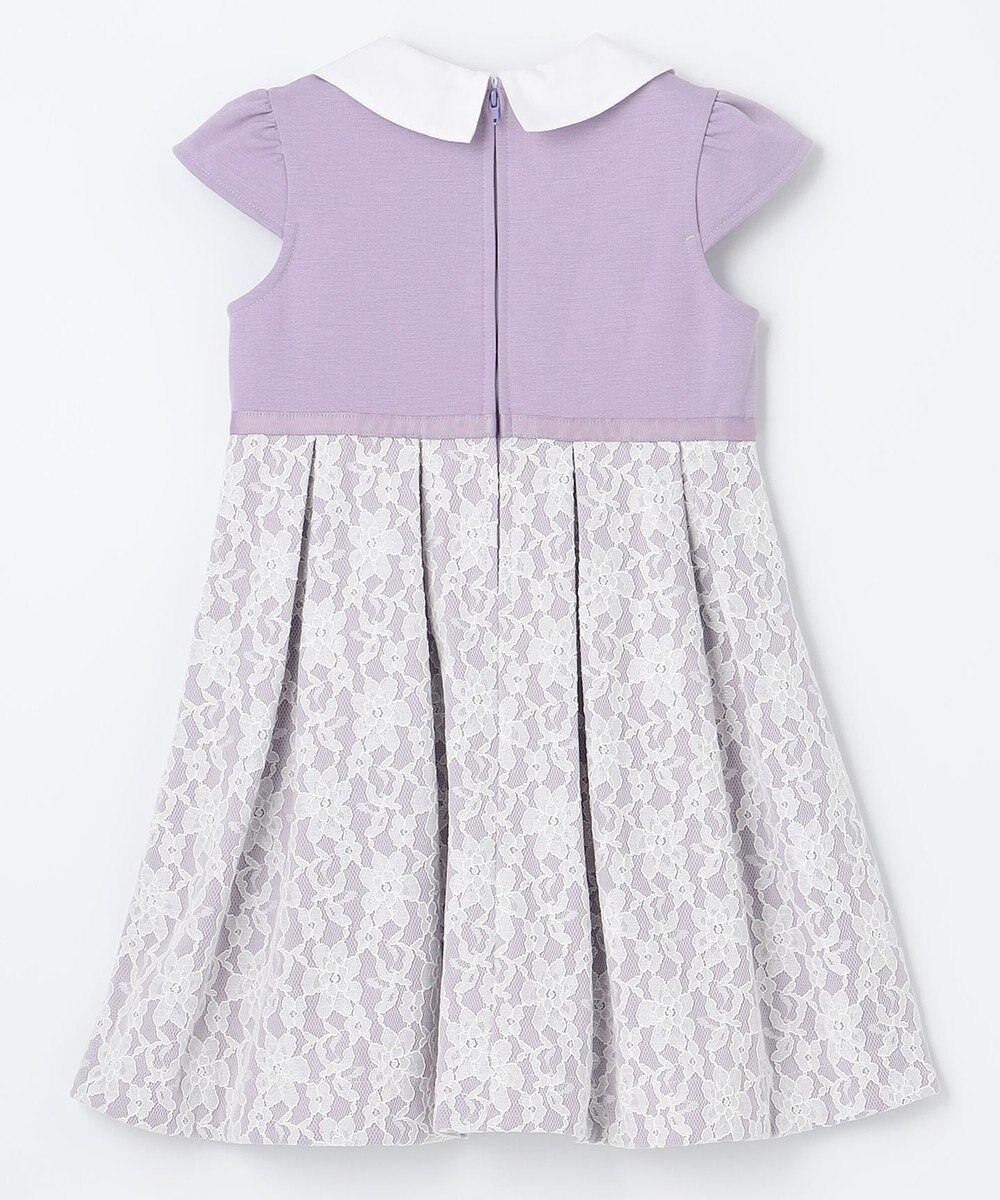 ANY KIDS 襟付きレースボンディングワンピース 