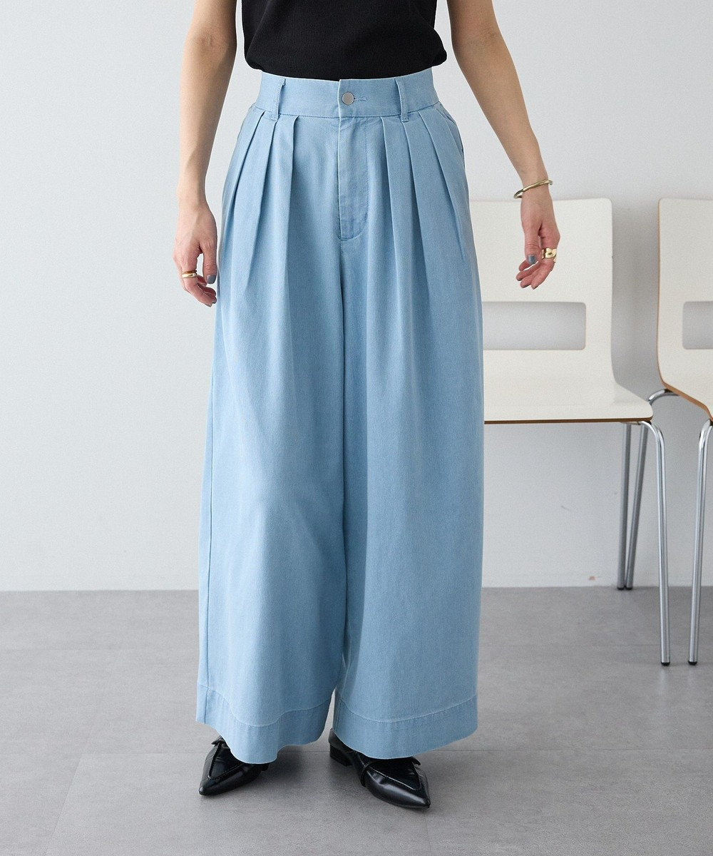 CRAFT STANDARD BOUTIQUE 3タックデニムパンツ 