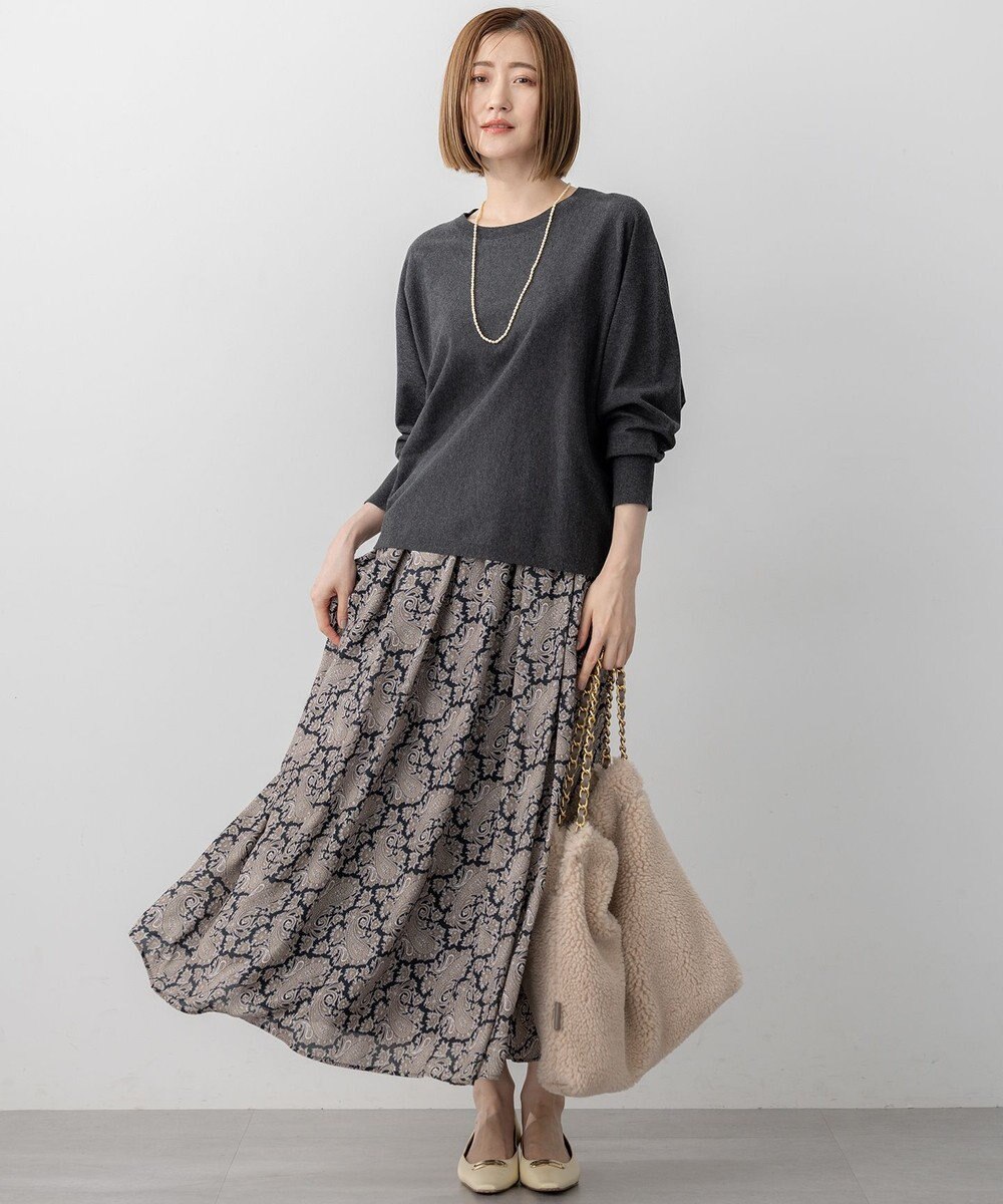 23区 S 【洗える】Ratti ヴィンテージペイズリープリント スカート 