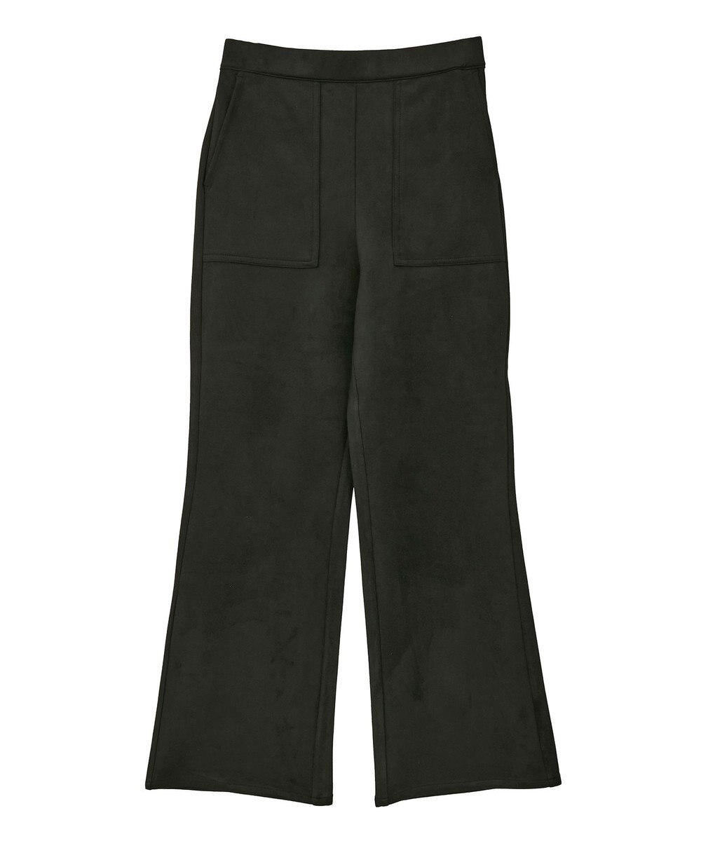 AMERICAN HOLIC ヌバック調ベイカーフレアパンツ 