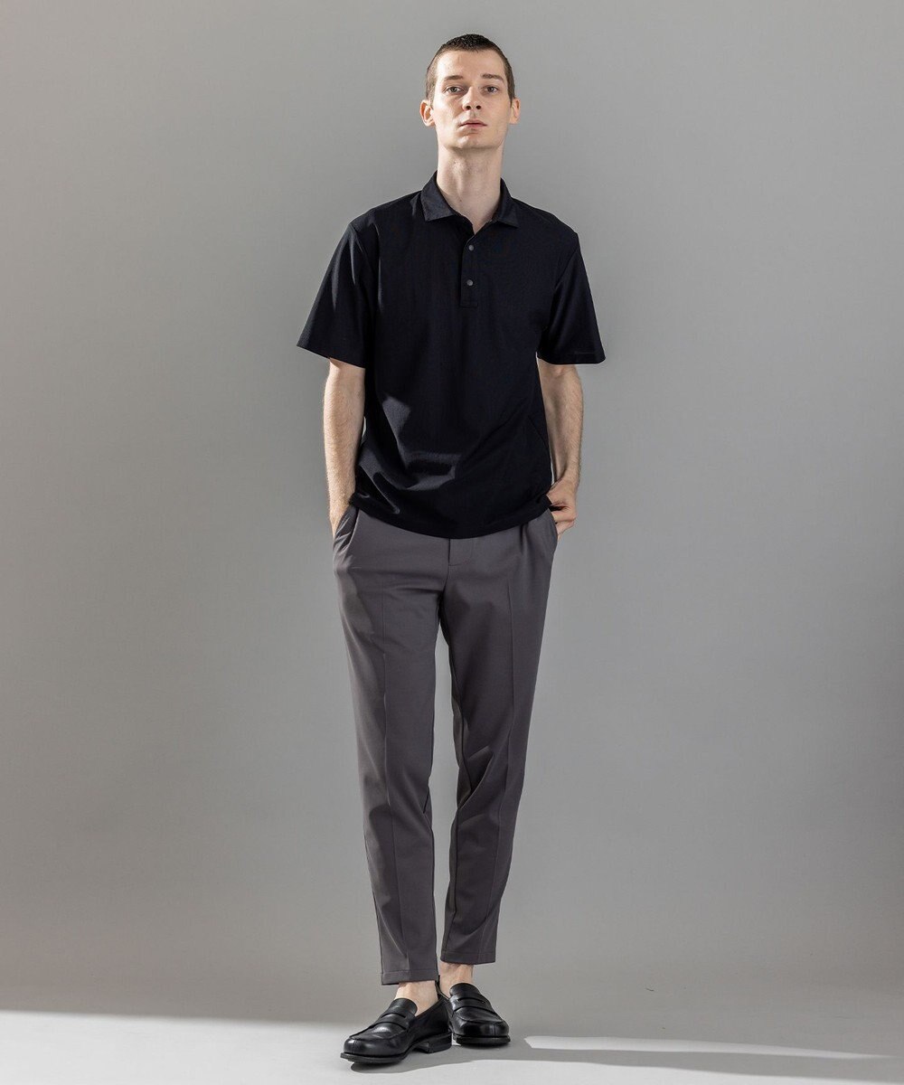 JOSEPH HOMME 新素材【ストレッチ/洗える/撥水/UVカット/接触冷感/防透性/防汚性】プルシェルポンチ  / ドロスト付テーパードパンツ PEGG CONVERTIBLE 