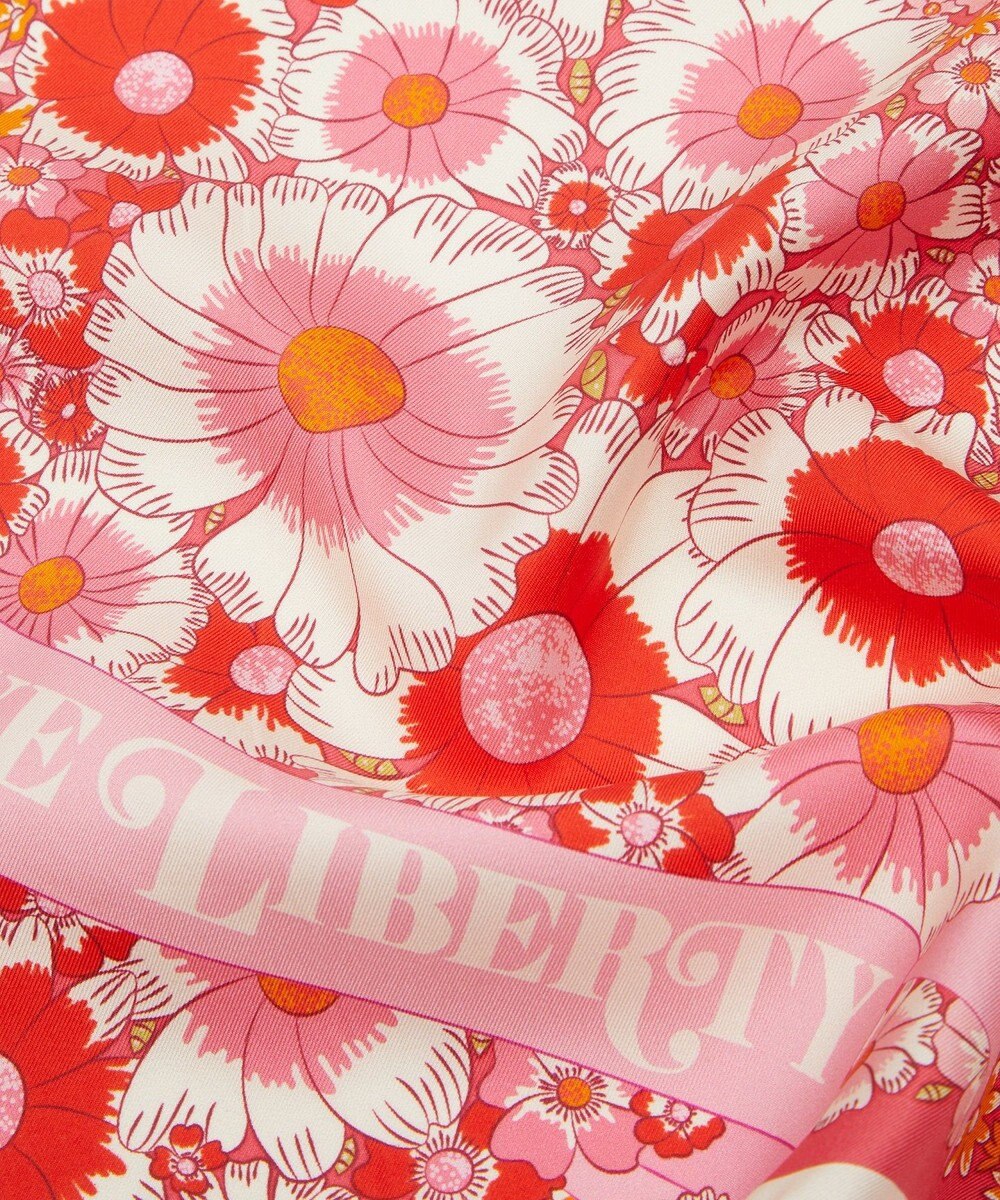 LIBERTY. ラブ リバティ シルクスカーフ 45 