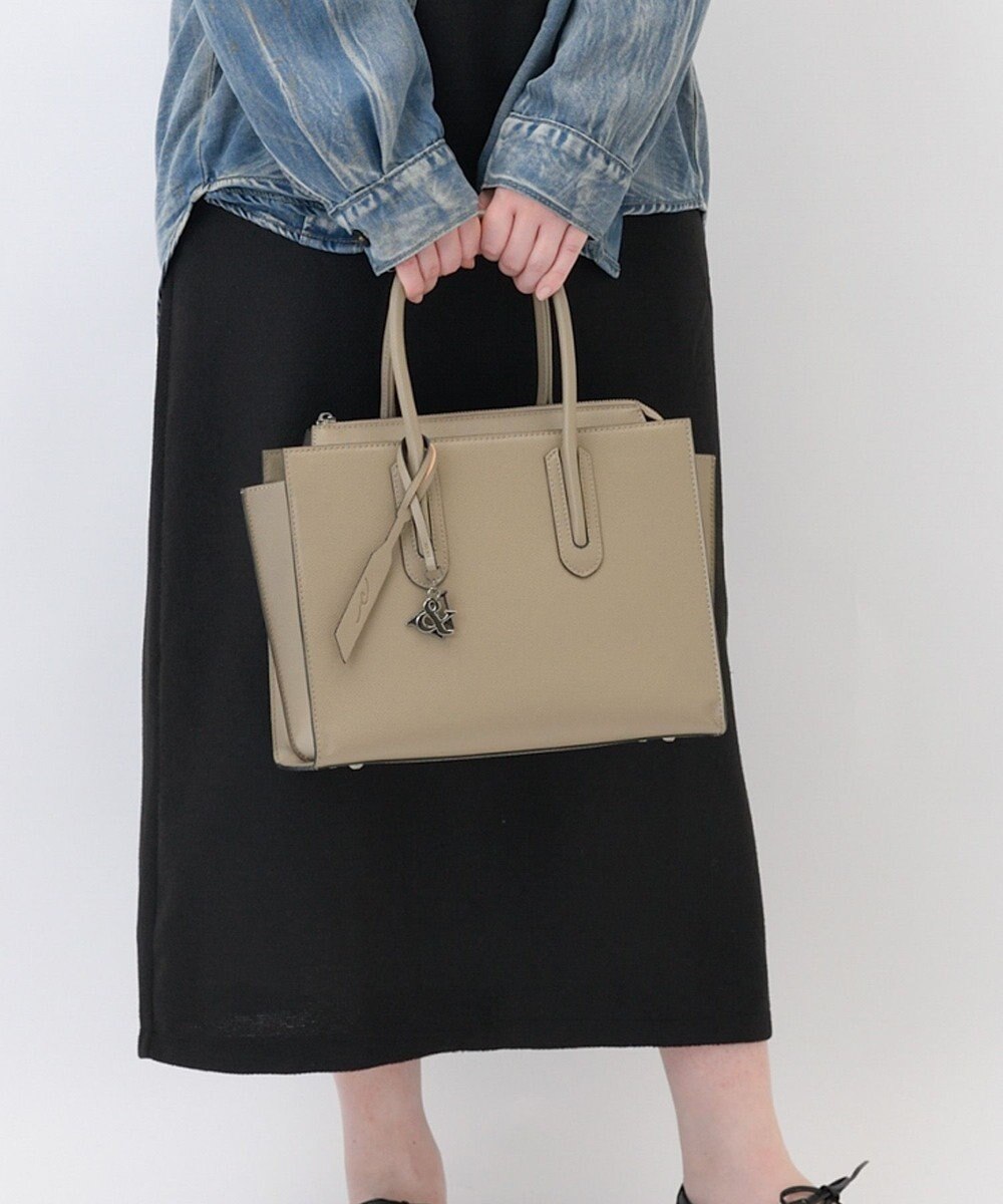 ACE BAGS & LUGGAGE W&.Day/Night スムーク ハンドバッグ B5サイズ 19191 ダブルアンドデイナイト 