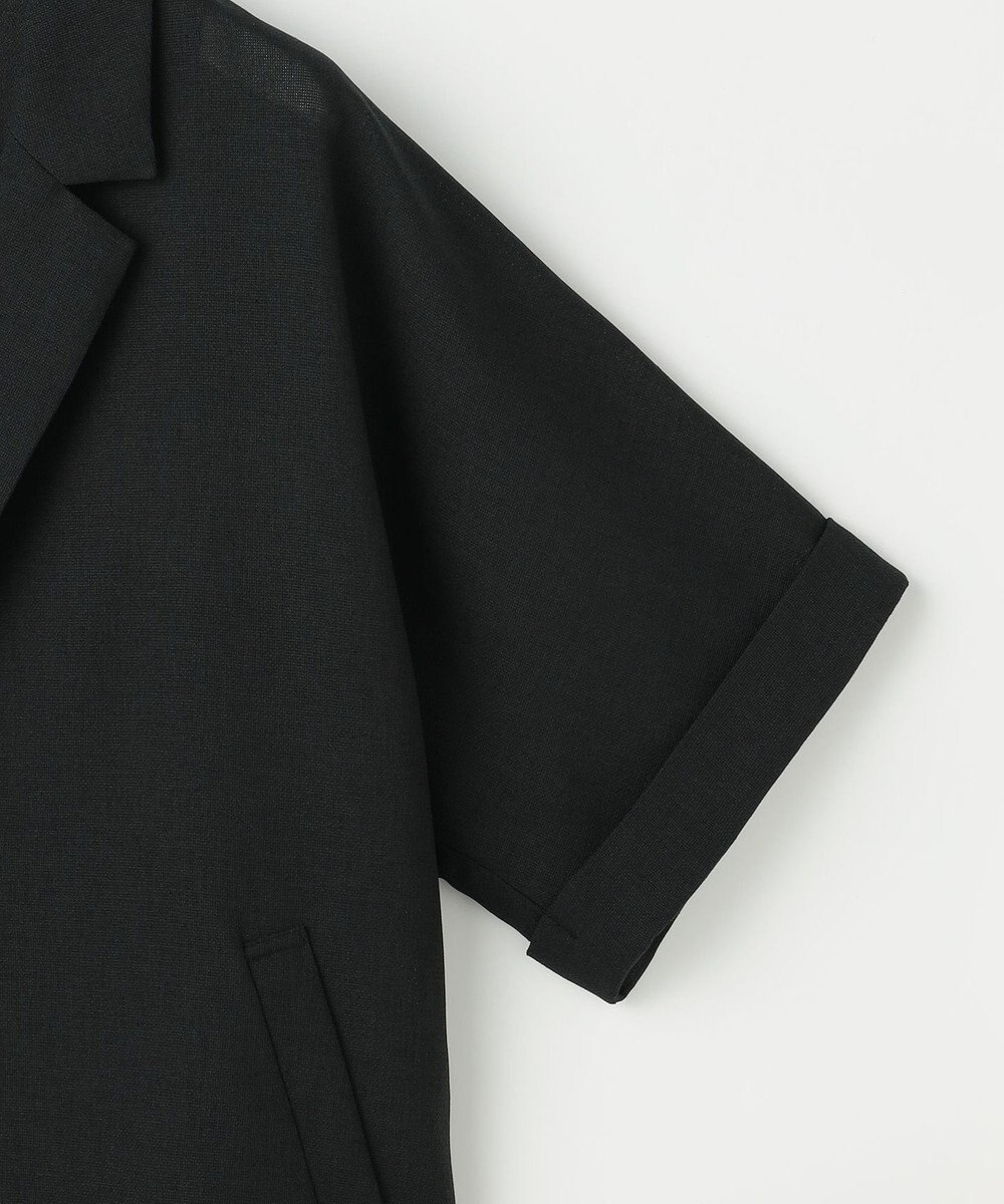 自由区 L 【人気素材・NEWアイテム】ラスティックメッシュハーフスリーブ ジャケット 