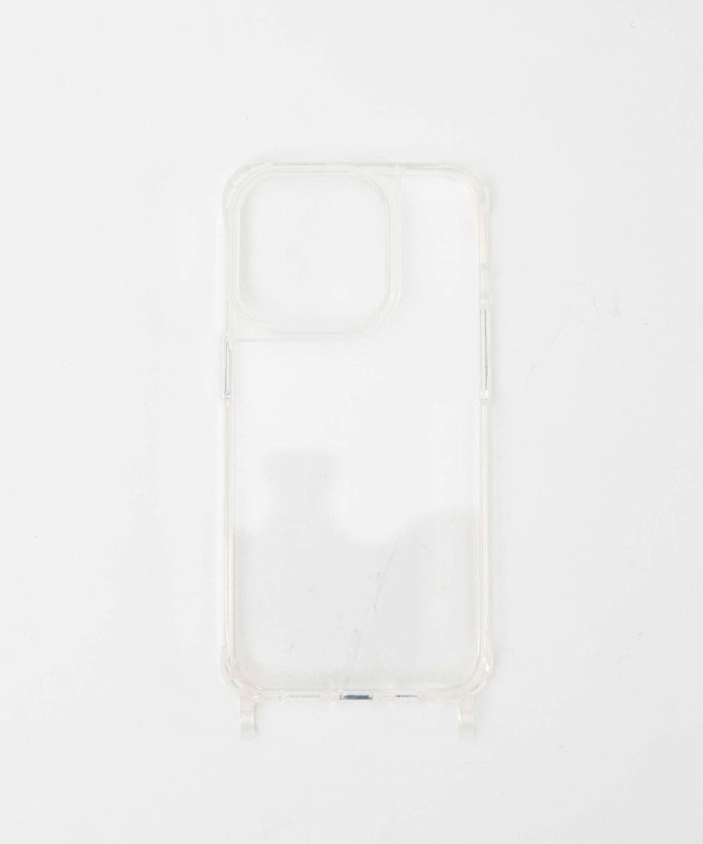 WEGO ストラップホール付きクリアiphoneケース 