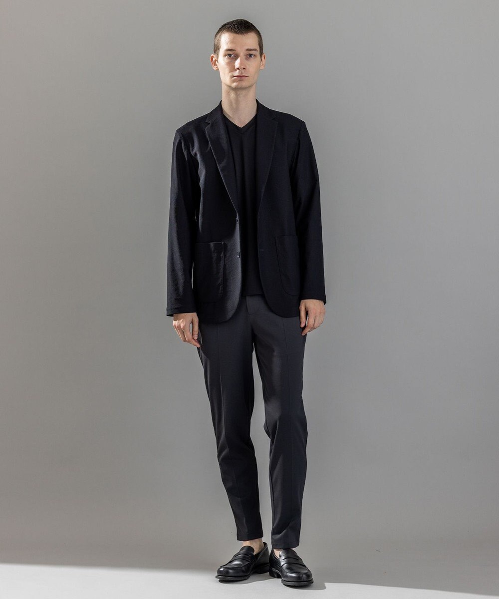 JOSEPH HOMME 新素材【ストレッチ/洗える/撥水/UVカット/接触冷感/防透性/防汚性】プルシェルポンチ  / ドロスト付テーパードパンツ PEGG CONVERTIBLE 