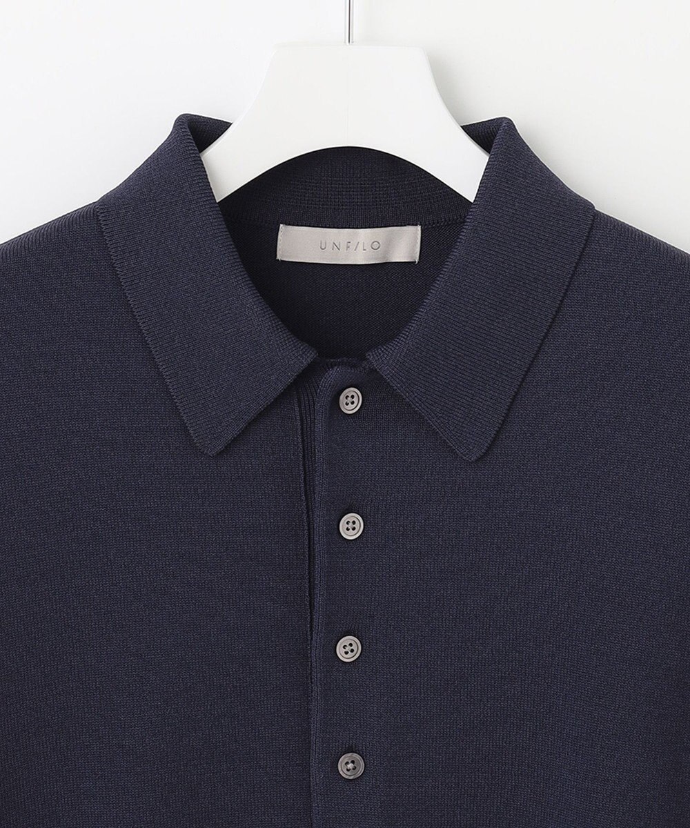 UNFILO MENS 【接触冷感】イージーケア ニットポロ [23年春夏商品] 