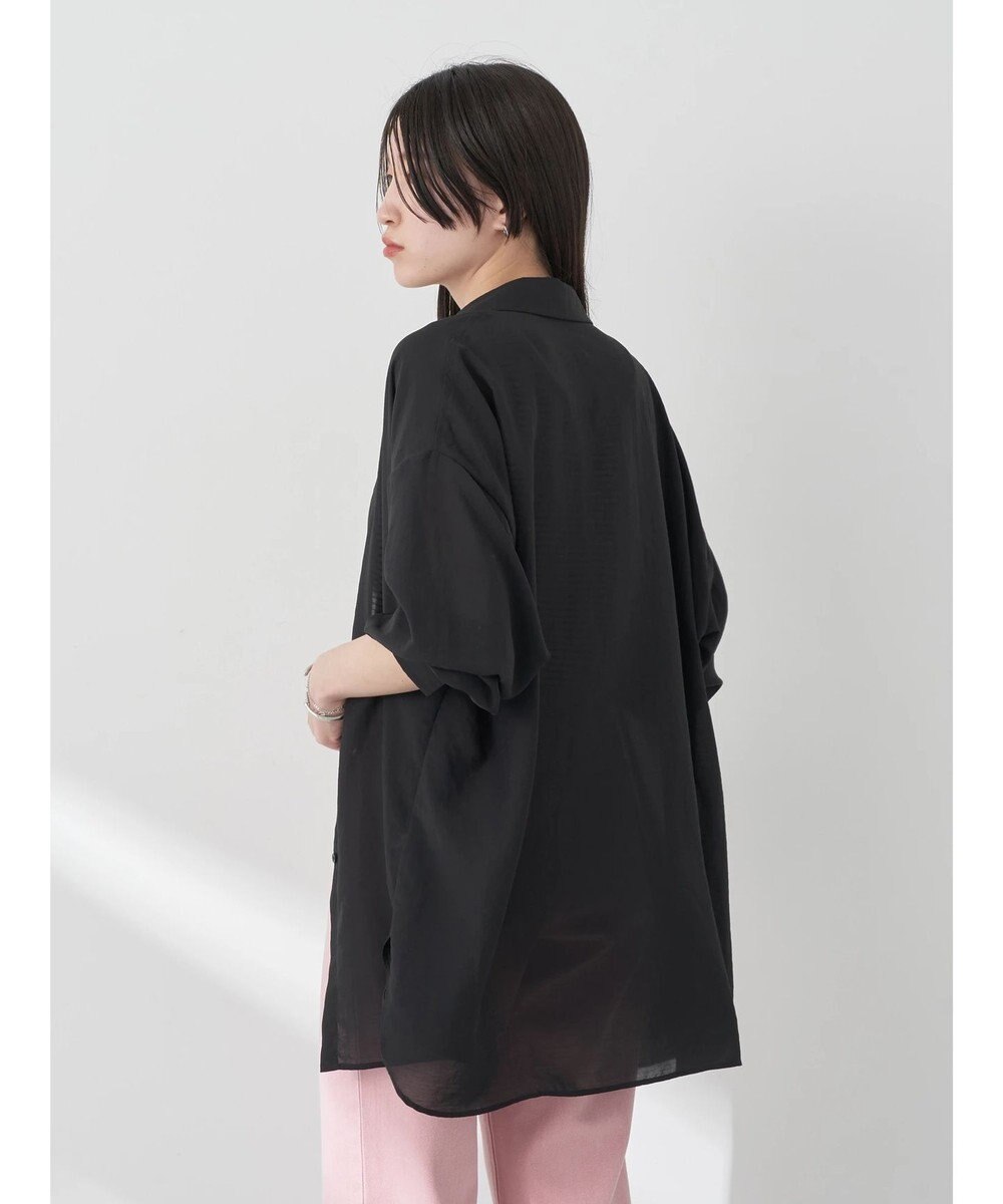 earth music&ecology シアーボーイズライクシャツ 