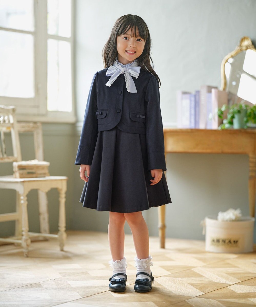 組曲 KIDS 【110-140㎝】ノーカラー ジャケット 