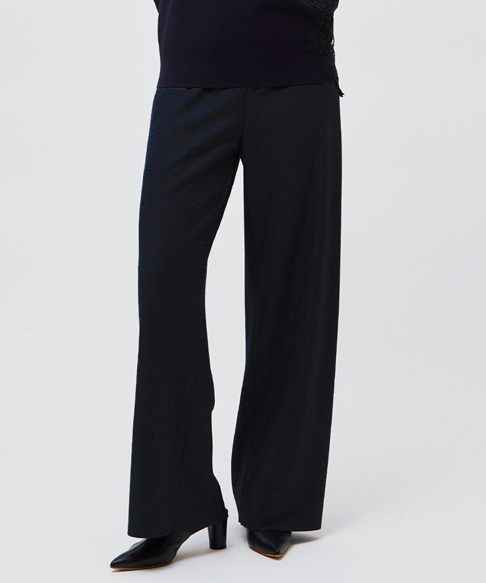 BEIGE， MONTAIGNE / イージーウエストウールワイドパンツ 