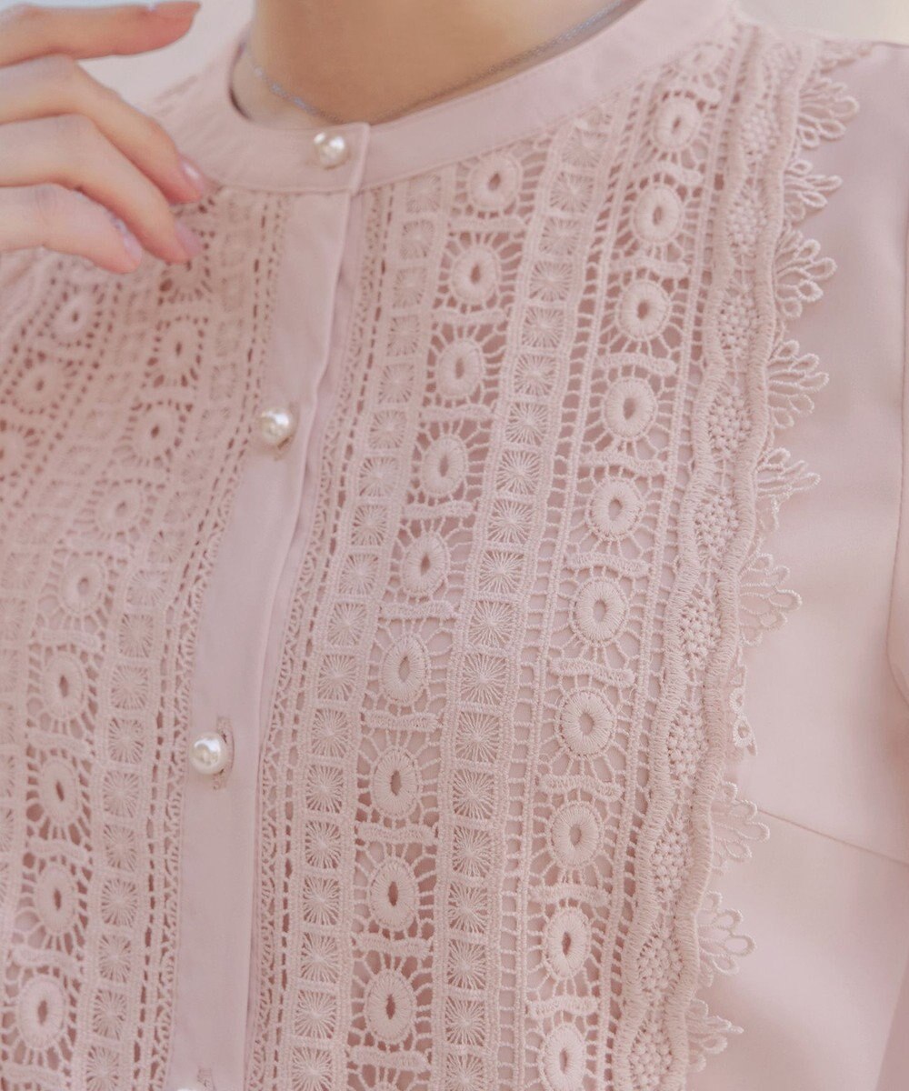 Tiaclasse L 【新色追加】レースブラウス 