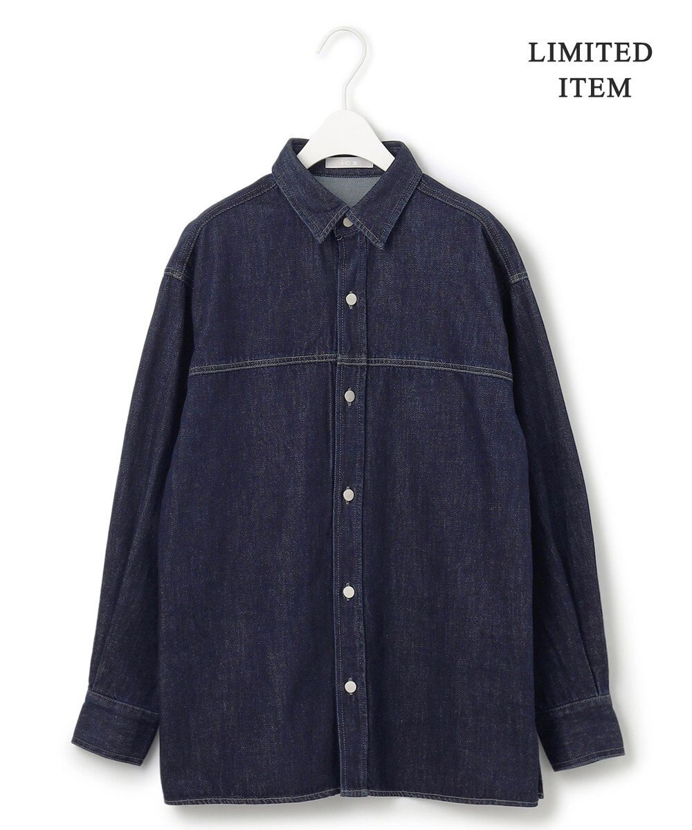 ICB 【WEB限定・洗える】コットンソフトデニム ジャケット 