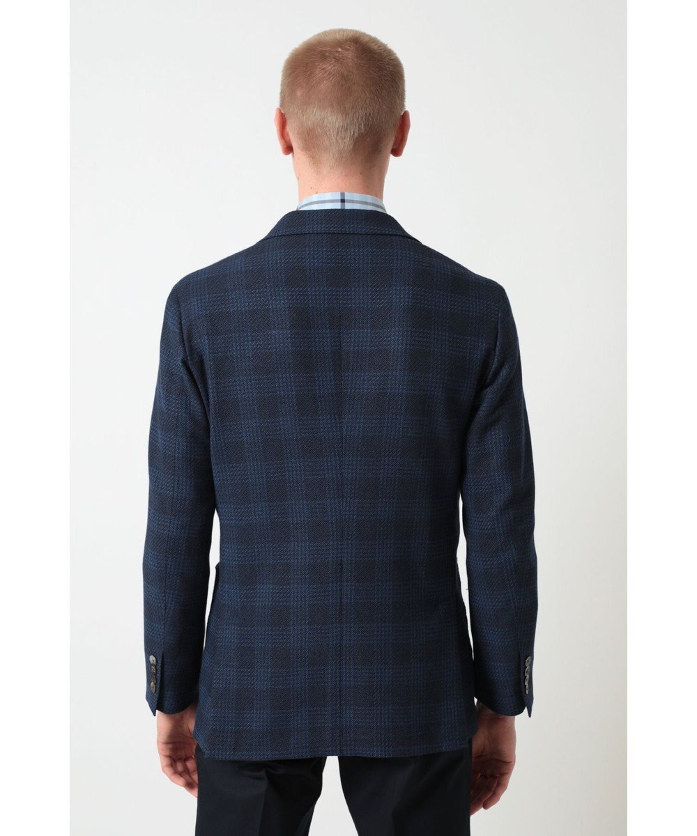 DAKS グレンチェック ジャージージャケット 