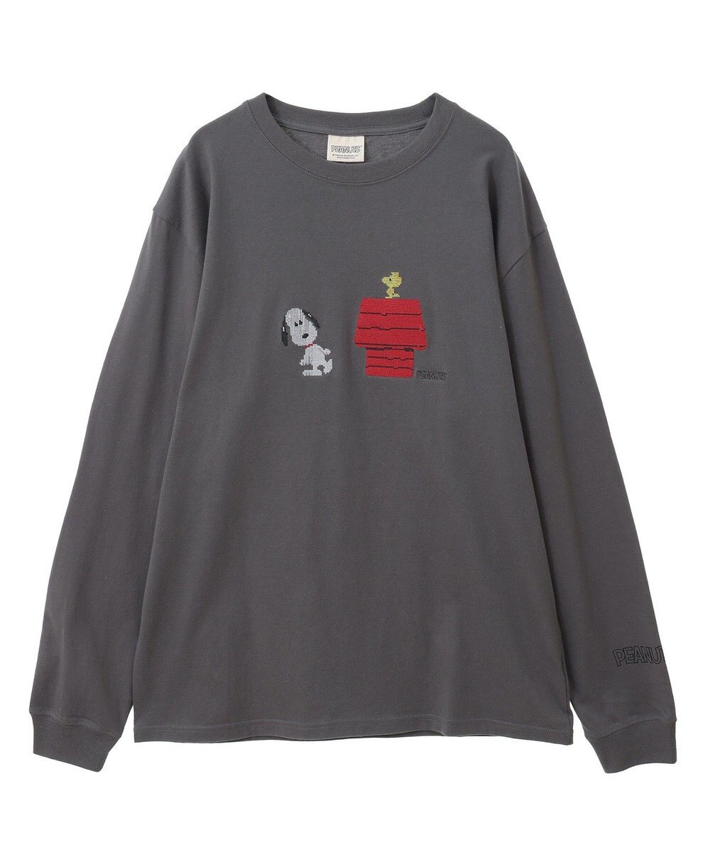 Green Parks ■ＰＥＡＮＵＴＳ　クロスステッチロンＴ 