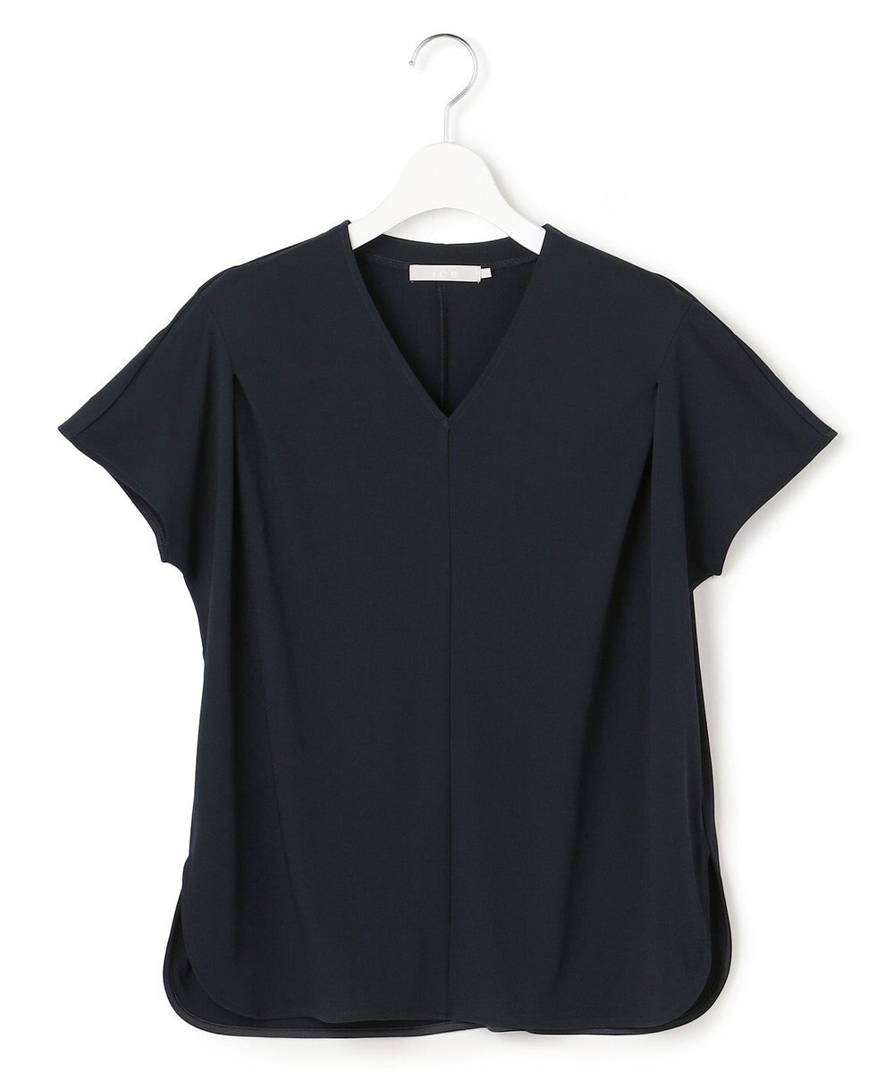 ICB L スパンプラチナム Vネックカットソー 