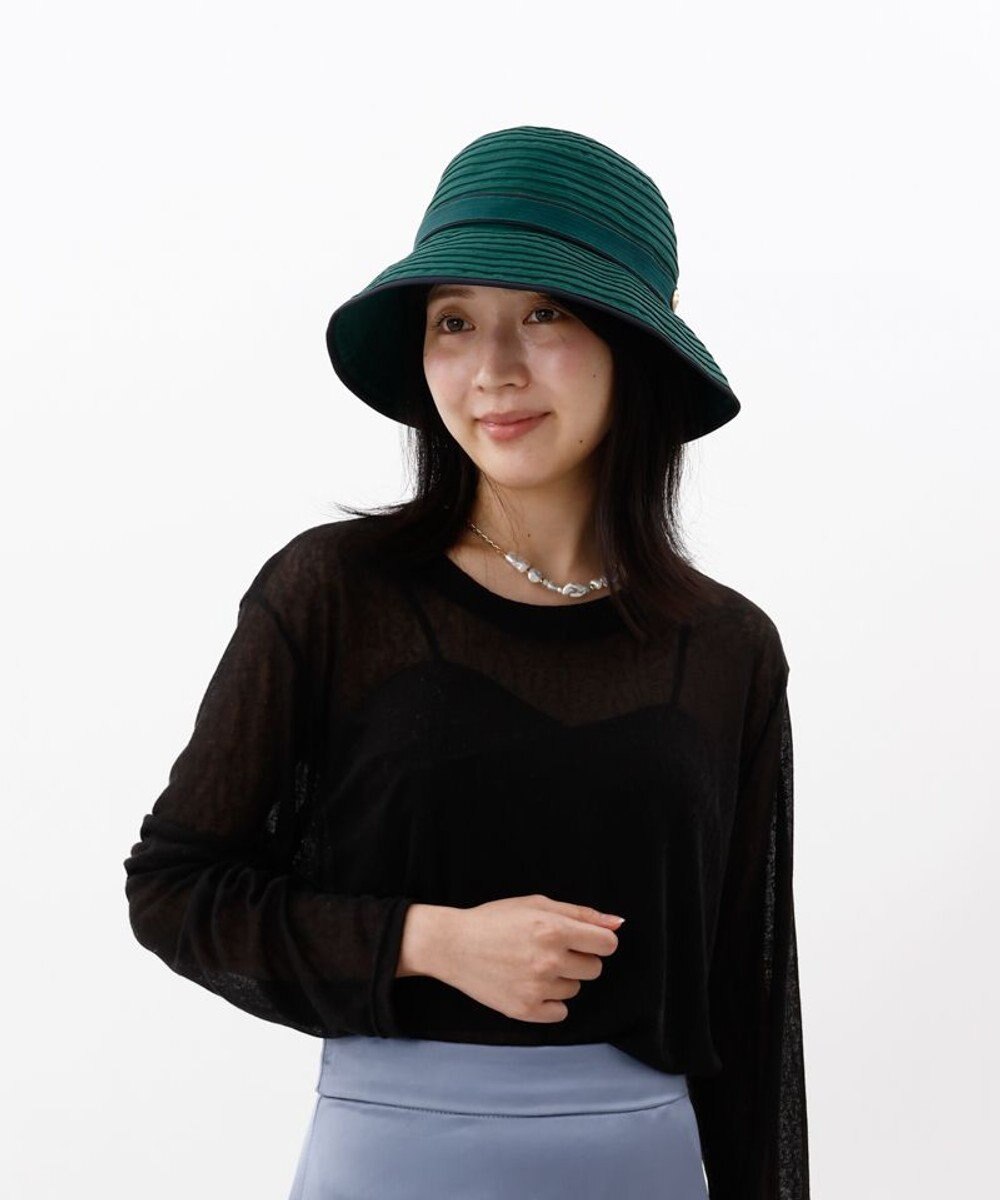 AURORA 【 LANVIN COLLECTION（ランバン コレクション） 】グログランセーラーハット 