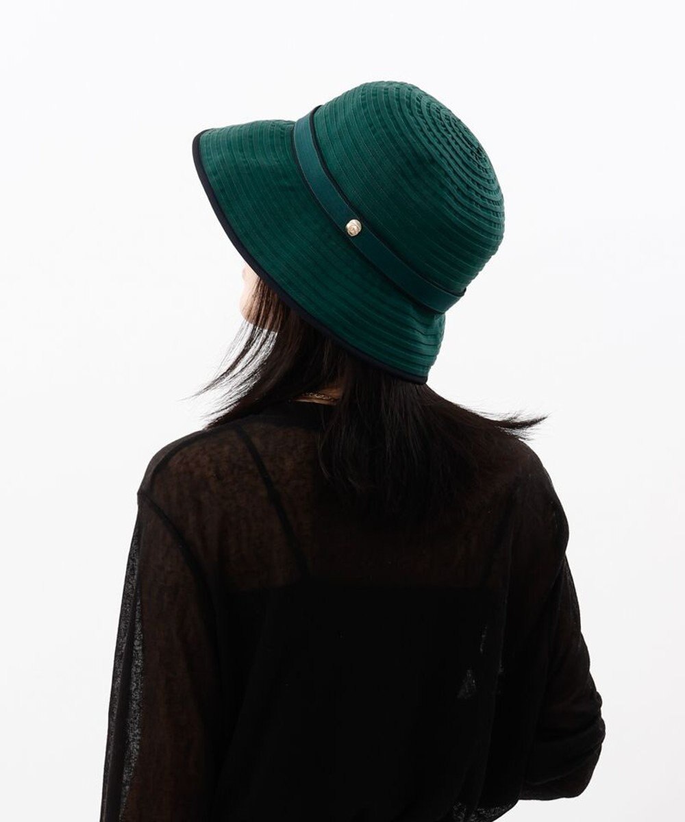 AURORA 【 LANVIN COLLECTION（ランバン コレクション） 】グログランセーラーハット 