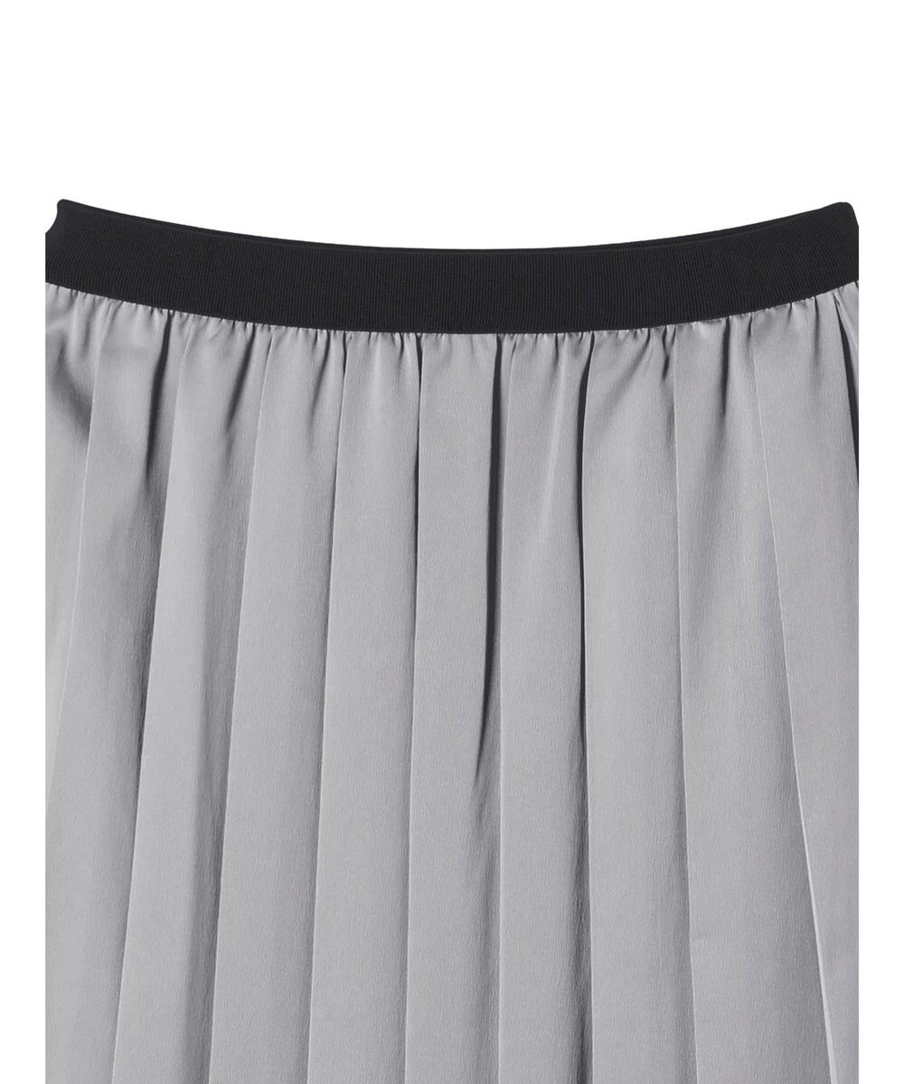 earth music&ecology サテンプリーツスカート 