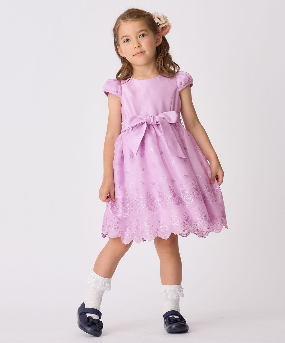 ANY KIDS バックサテンシャンタン ドレス 