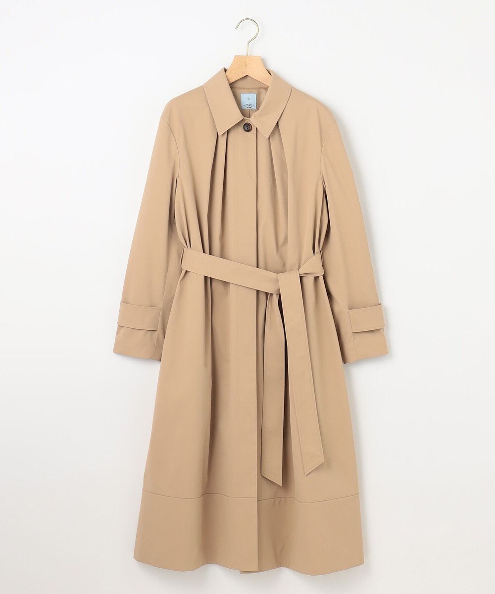 組曲 L 【WEB限定】ライトトレンチ ステンカラーコート 