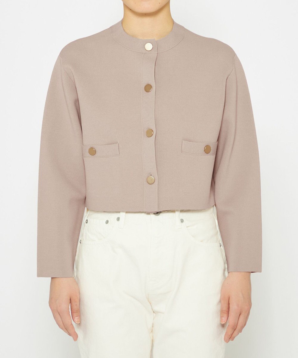 uncrave 【手洗い可】ヴィスコースナイロン ジャガード ニットジャケット（uncrave STANDARD） 