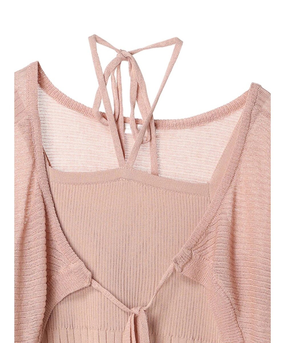 Green Parks ・swing by SET2点ニットボレロ&ニットキャミ 