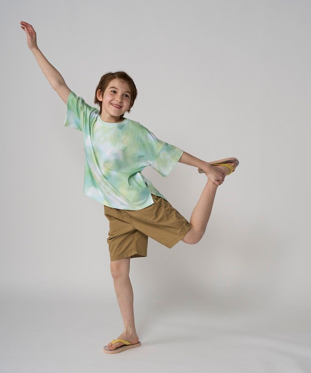 OP／FILA 【RUSTY】ニコちゃん×タイダイ柄半袖Tシャツ 