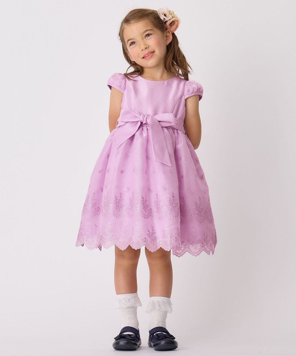 ANY KIDS バックサテンシャンタン ドレス 