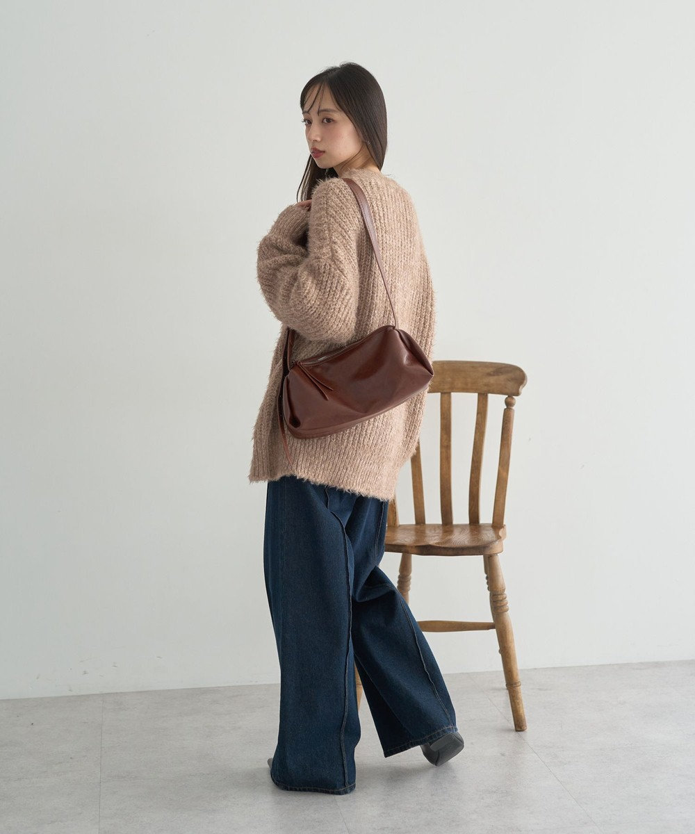 earth music&ecology 【予約】カラーミックスシャギーカーディガン 