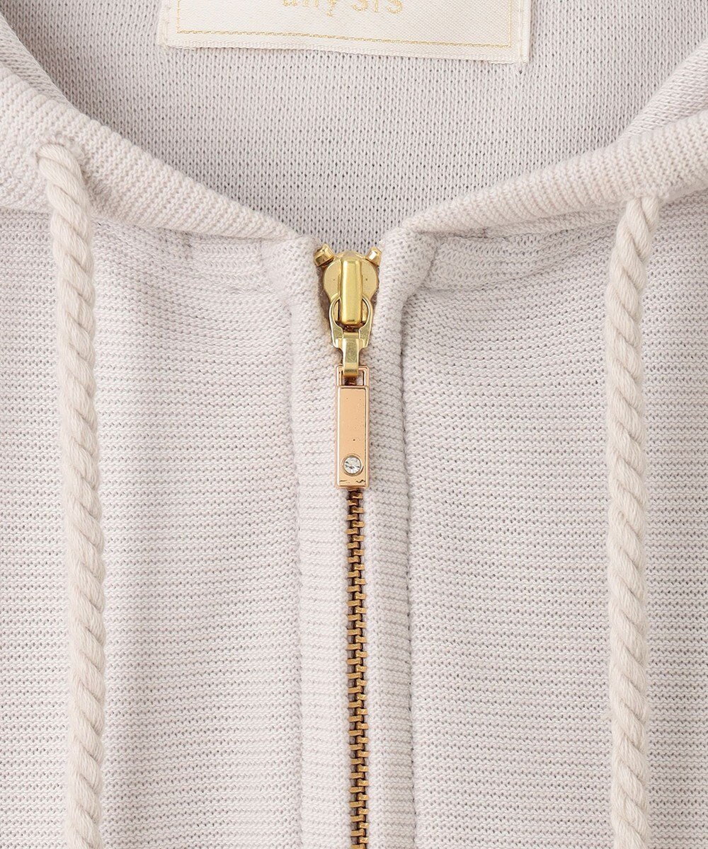 ANY SIS 【UVケア・接触冷感】リップル パーカー 