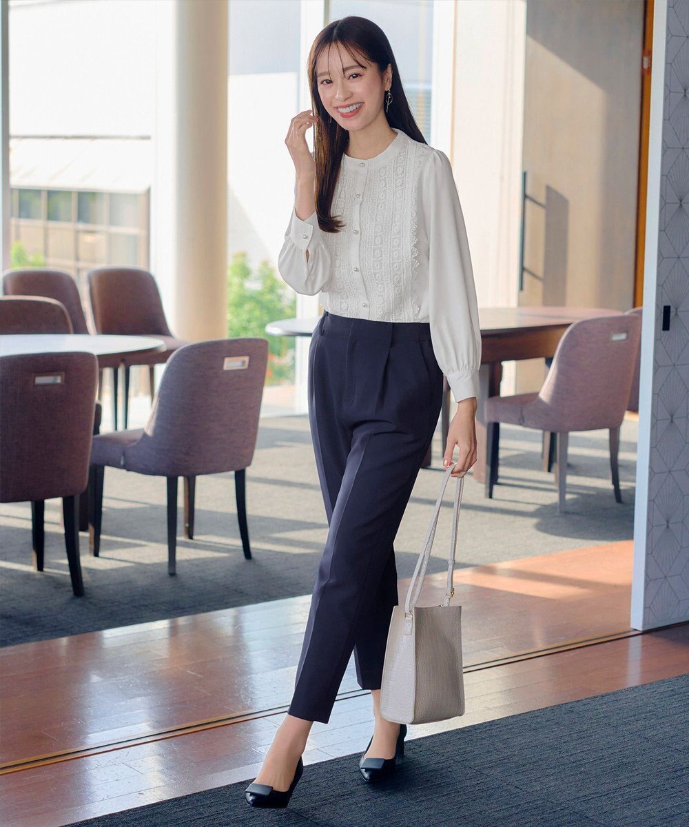 Tiaclasse L 【新色追加】レースブラウス 