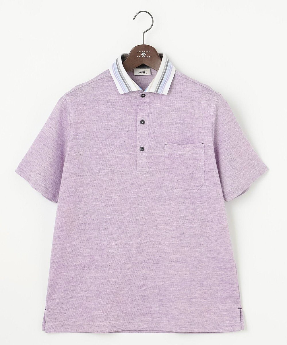 JOSEPH ABBOUD 【リネン素材/吸水速乾/日本素材】リネンハニカム ダディ ポロシャツ 
