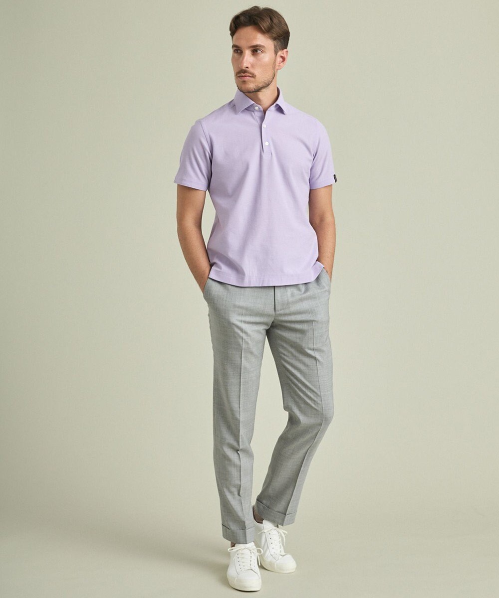 GOTAIRIKU 2年連続売上NO1【仕事で着られる】キレイめ 鹿の子ビズポロシャツ 