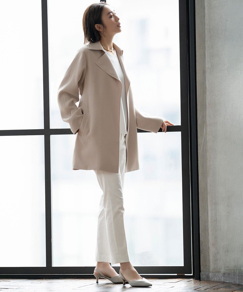 自由区 L トロトレンチ ミドル丈コート 