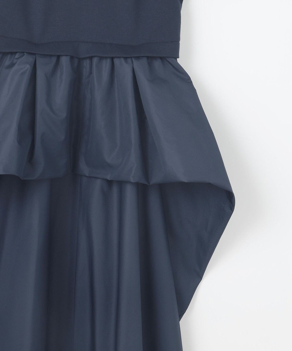 #Newans 【撥水/マシンウォッシャブル】クリオネシルエットコンビドレス 