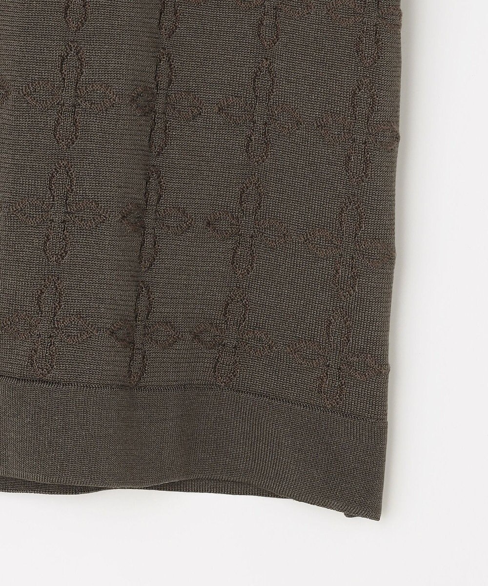 自由区 ジオメトリックアセテート カーディガン 